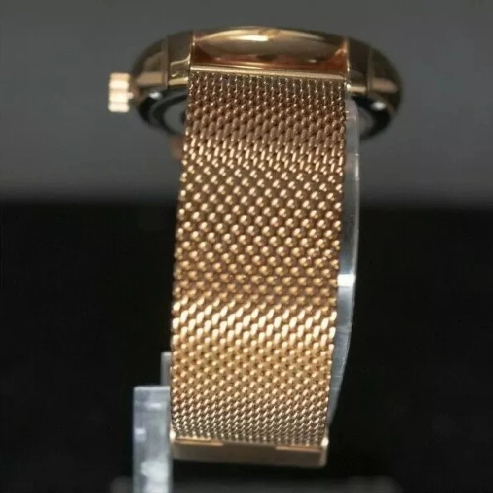 Movado Rose Gold Mesh Watch